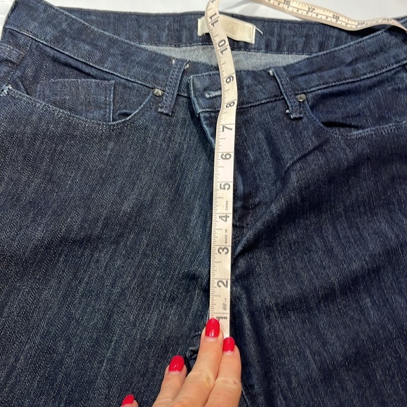 ARISTOCRAT Kent dark BLUE Denim Jeans women’s 31 COTTON blend straight, 9” rise - Picture 10 of 15